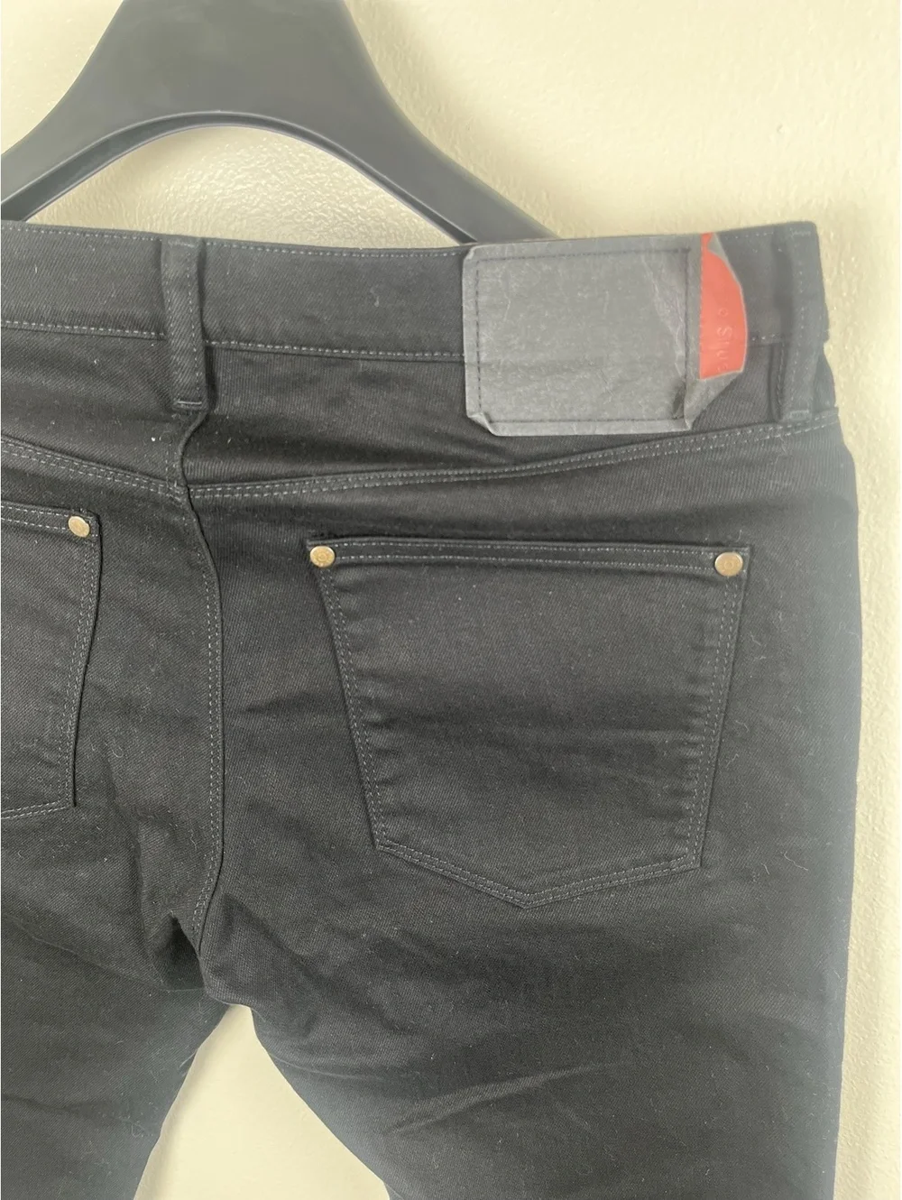 Acne Studios Bla Konst Slim Tapered Black Jeans Men's 32x32 Five Pocket